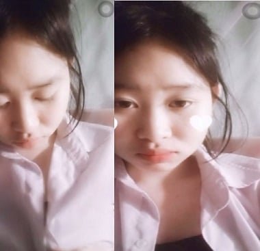 Học sinh trần truồng để người yêu nhìn thấy