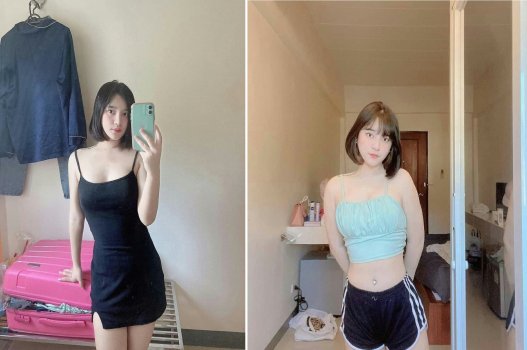 Tóc bob quyến rũ muốn thử nhiều tư thế khi làm tình